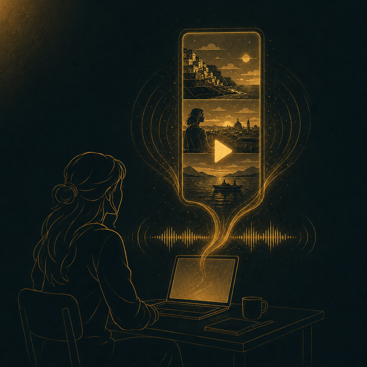 Cut into a reel